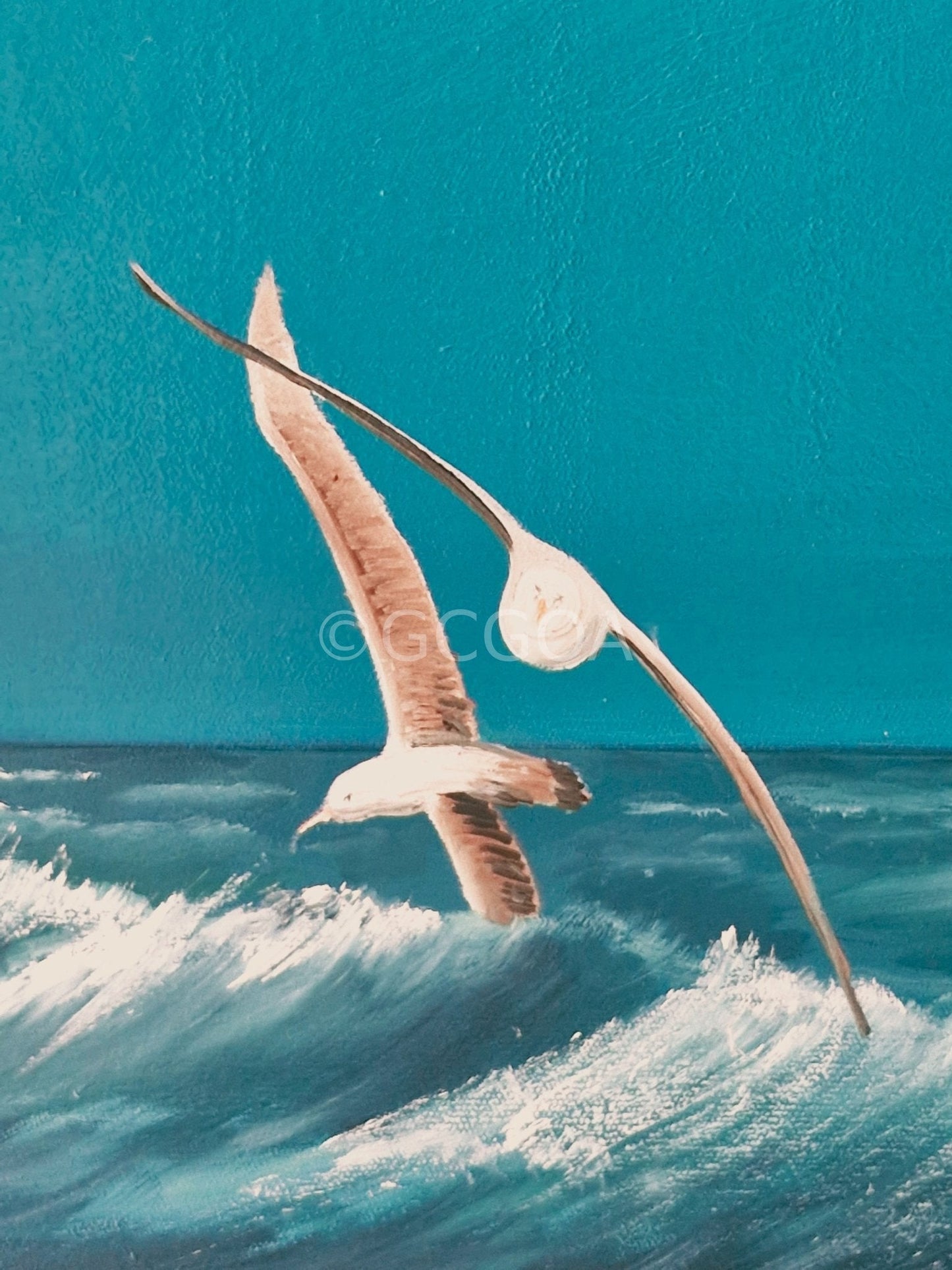 On The Wings Of The Albatross - Original Art - Gold Coast Gallery Of ArtLucinda Leveille