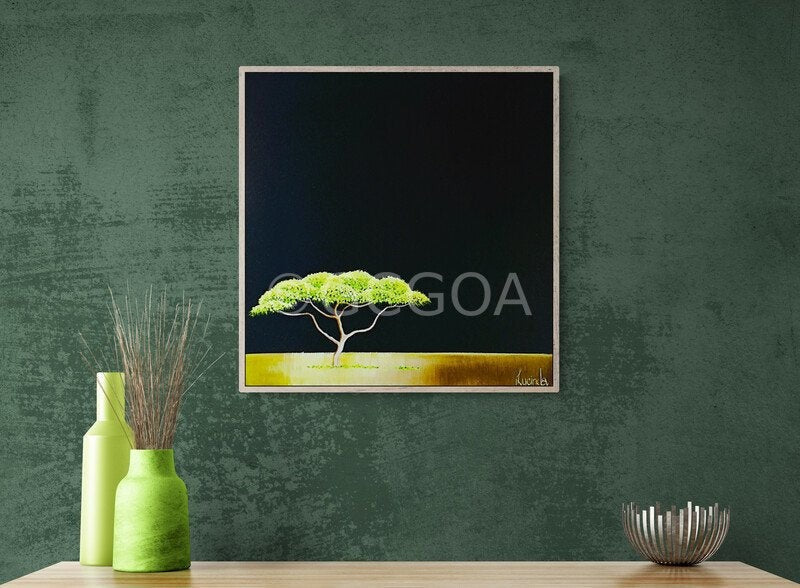One Bright Tree on the Vast Savanna - Gold Coast Gallery Of ArtLucinda Leveille