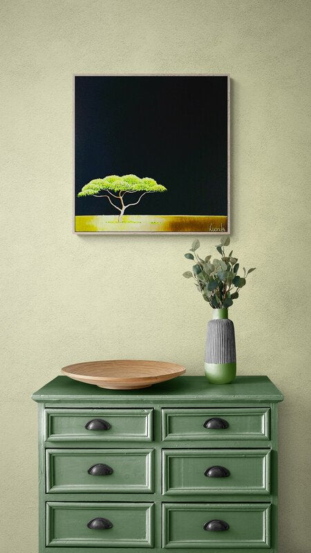 One Bright Tree on the Vast Savanna - Gold Coast Gallery Of ArtLucinda Leveille