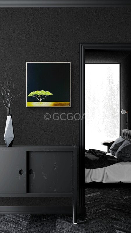 One Bright Tree on the Vast Savanna - Gold Coast Gallery Of ArtLucinda Leveille