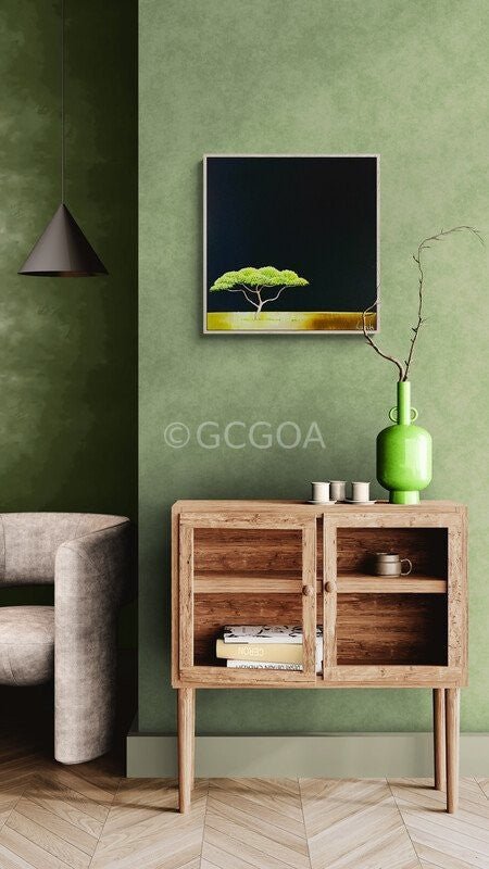One Bright Tree on the Vast Savanna - Gold Coast Gallery Of ArtLucinda Leveille