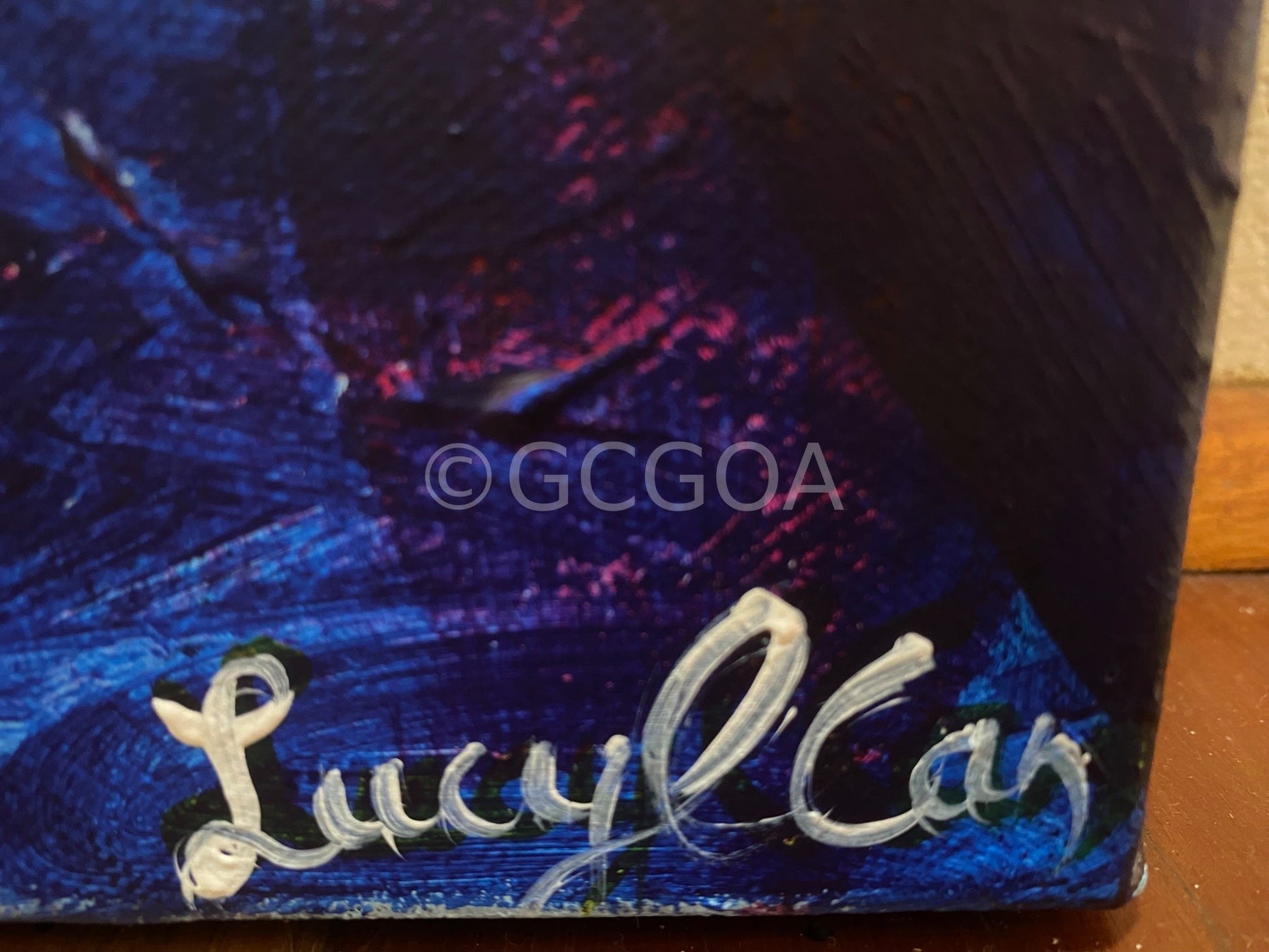 One Protea and Gum leaves - Original Art - Gold Coast Gallery Of ArtLucy Car