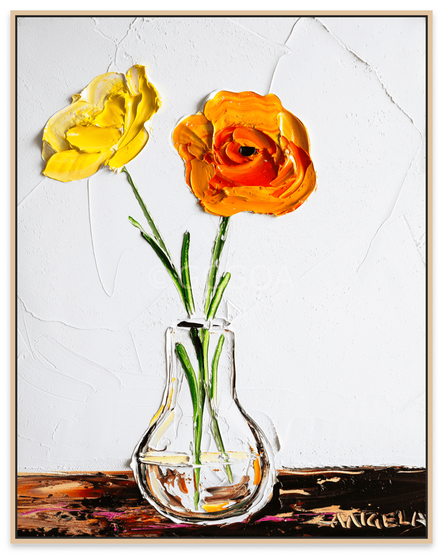 Orange Poppy - Fine Art Print - Gold Coast Gallery Of ArtAngela Hawkey
