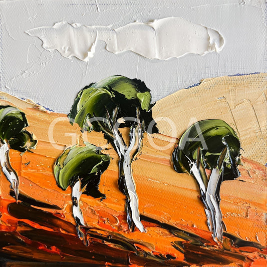 Orange Sands - Gold Coast Gallery Of ArtAngela Hawkey