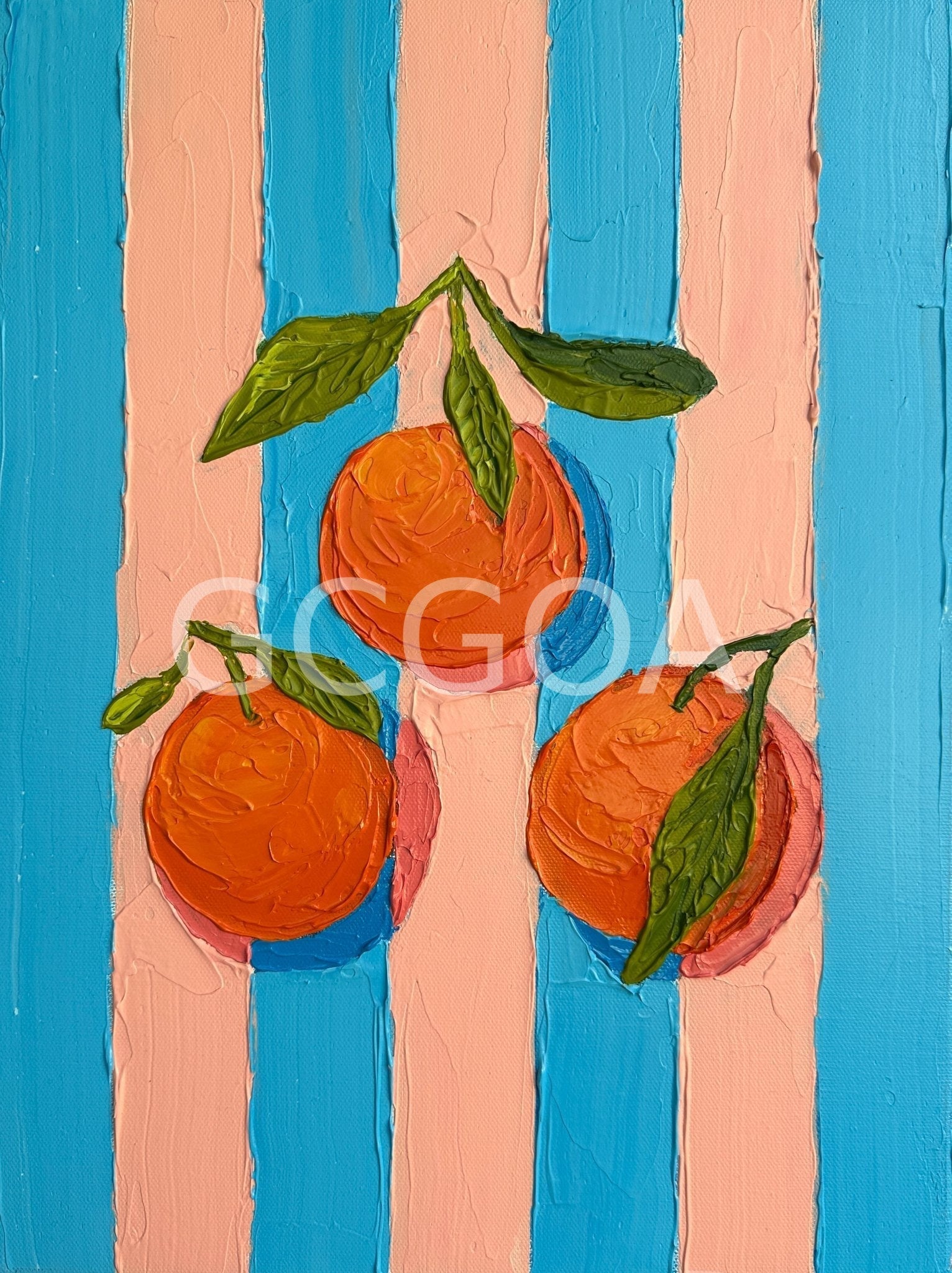 Orange trio - Gold Coast Gallery Of ArtGuzaliya Xavier