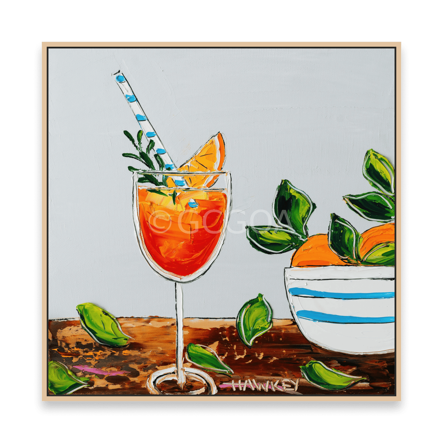 Oranges And Spritz - Fine Art Print - Gold Coast Gallery Of ArtAngela Hawkey