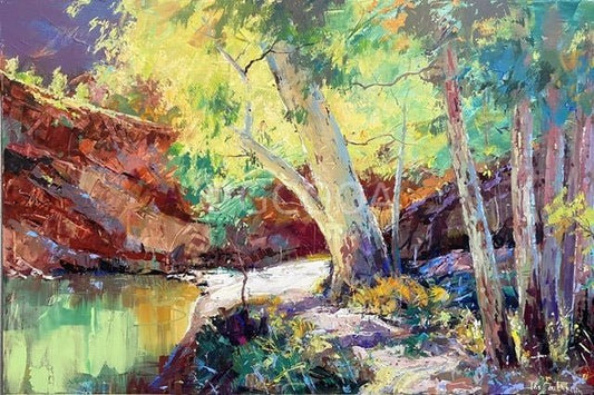 Ormiston Gorge 5 - Original Art - Gold Coast Gallery Of ArtJos Coufreur