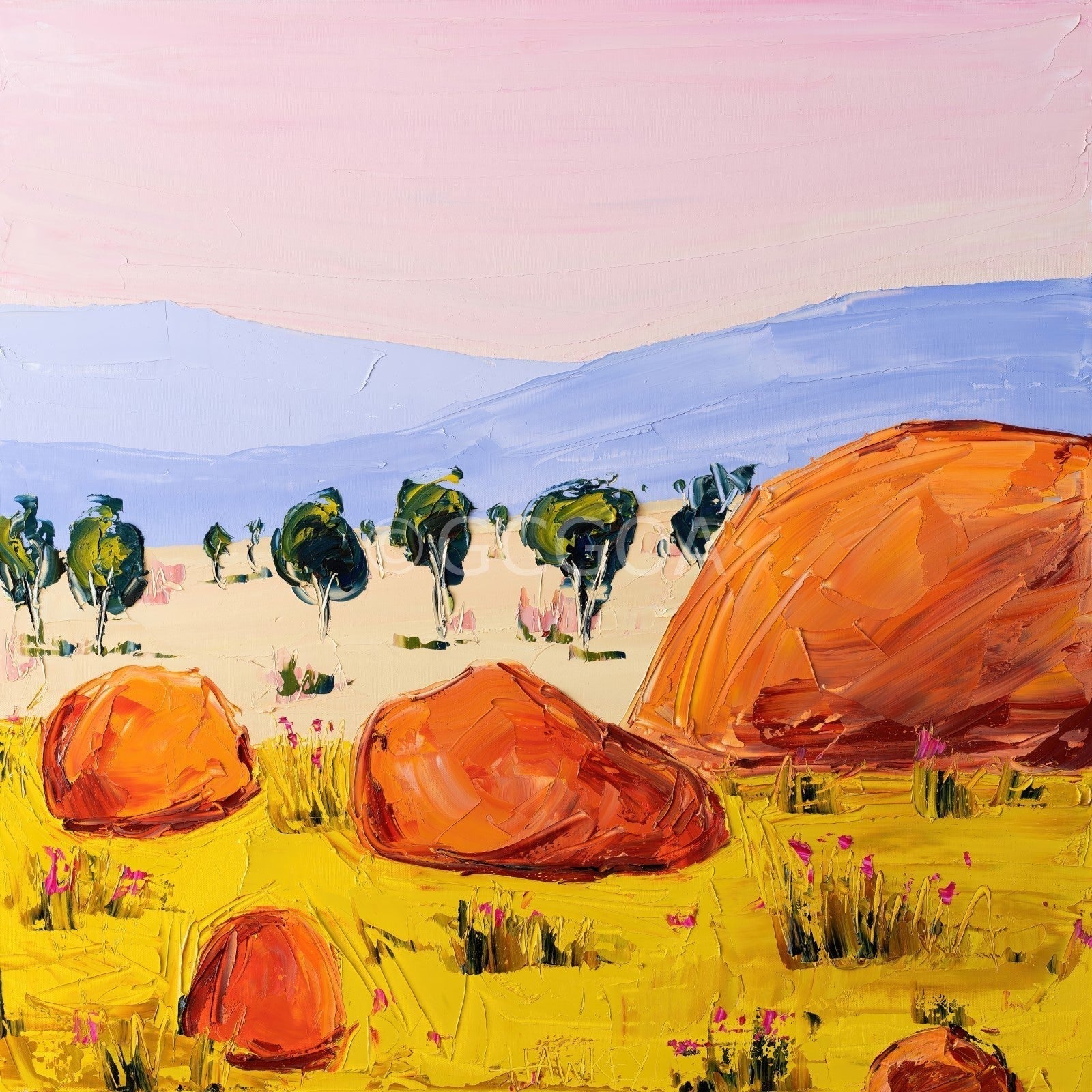 Outback Marbles - Fine Art Print - Gold Coast Gallery Of ArtAngela Hawkey