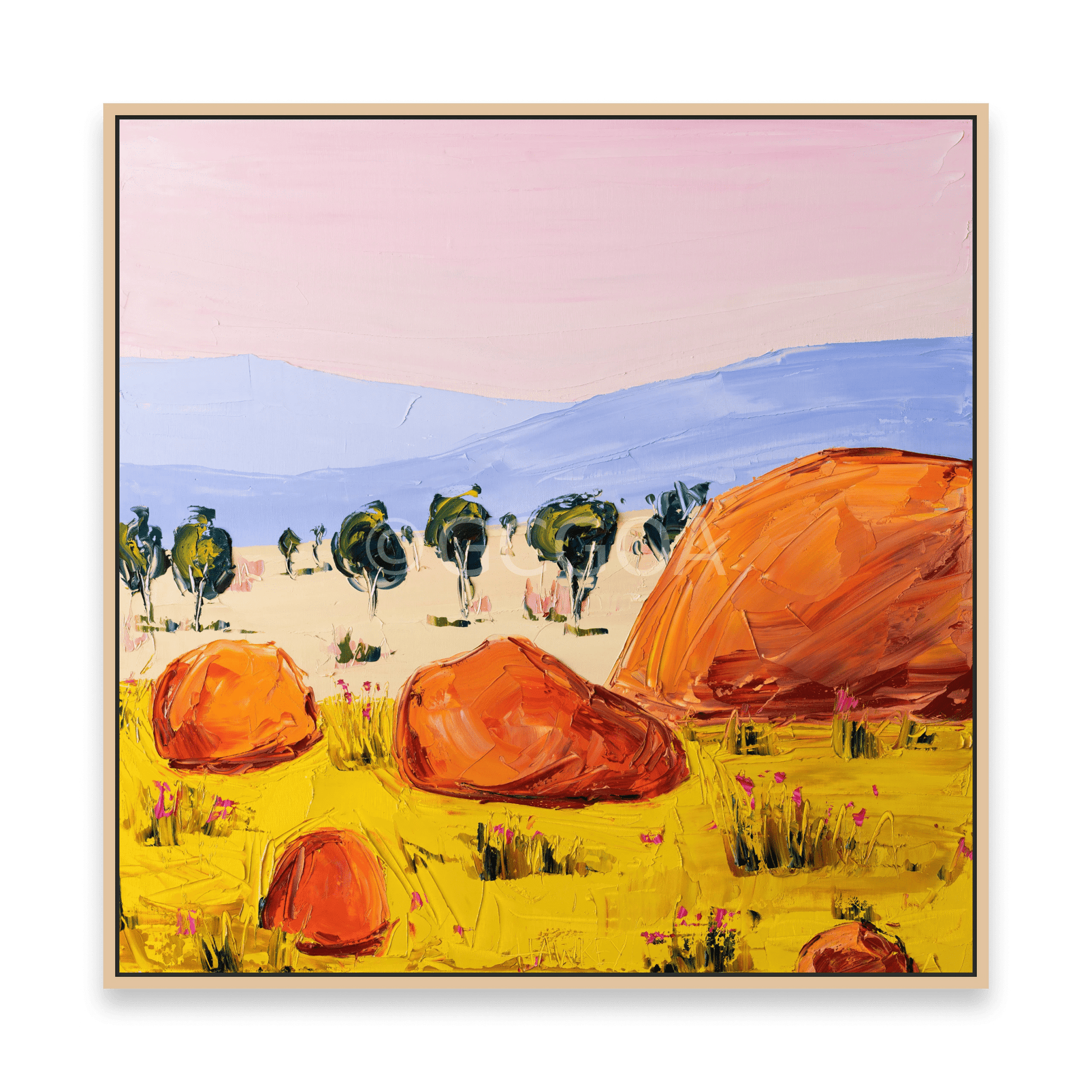 Outback Marbles - Fine Art Print - Gold Coast Gallery Of ArtAngela Hawkey