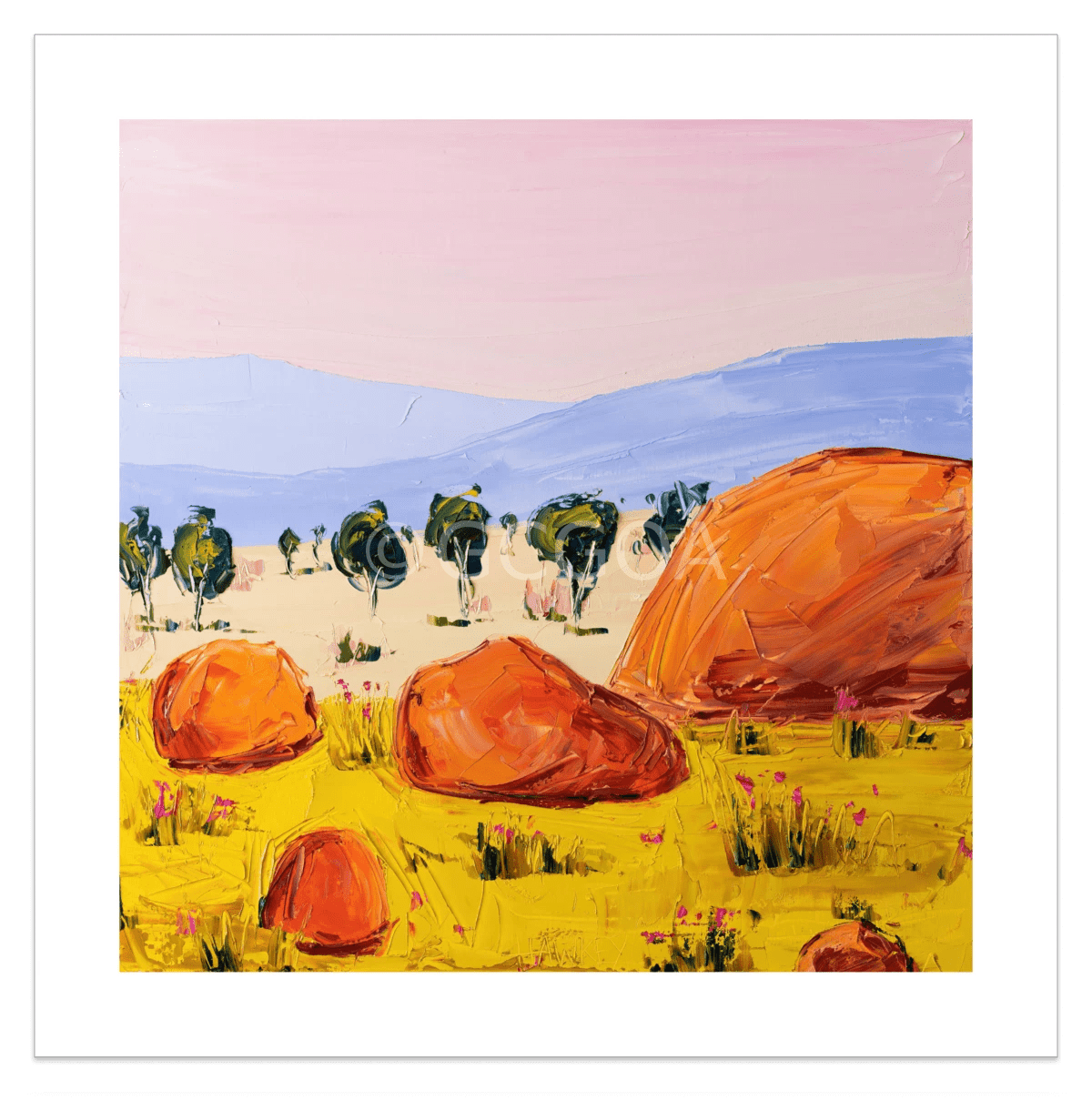 Outback Marbles - Fine Art Print - Gold Coast Gallery Of ArtAngela Hawkey