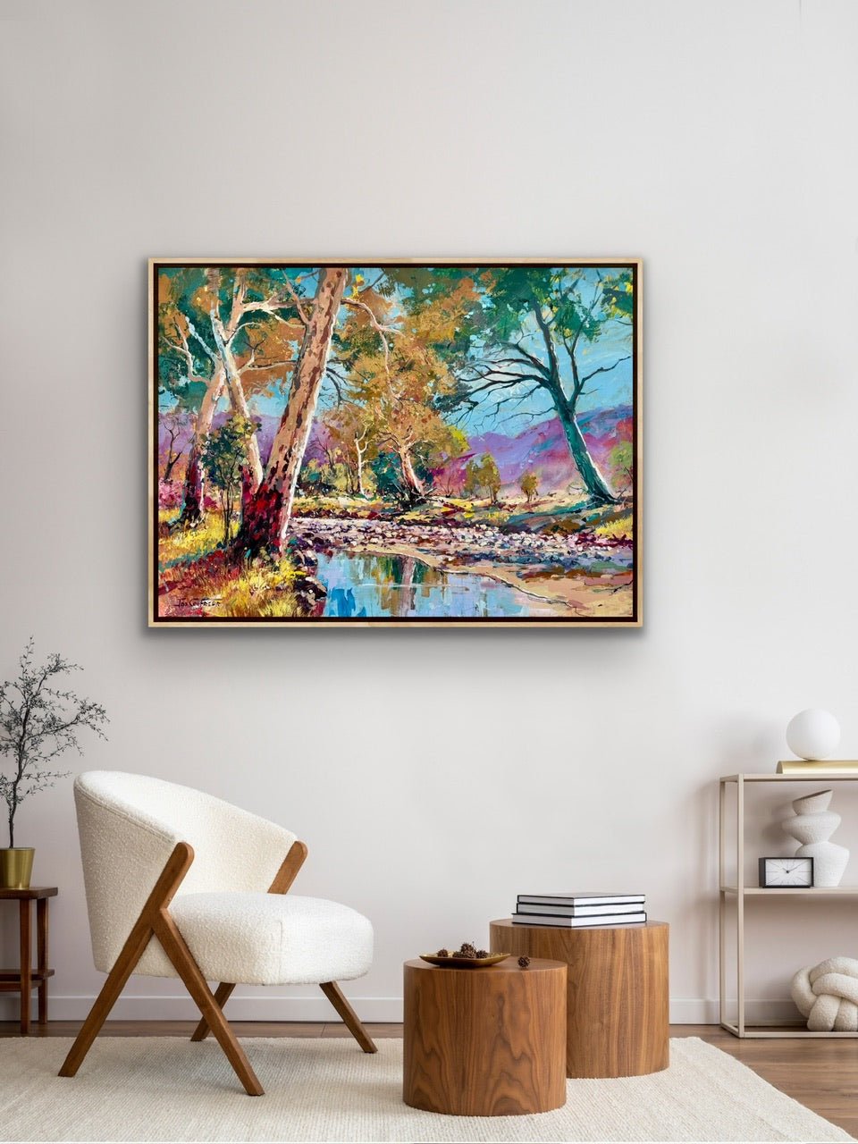 Outback Riverbed - Gold Coast Gallery Of ArtJos Coufreur