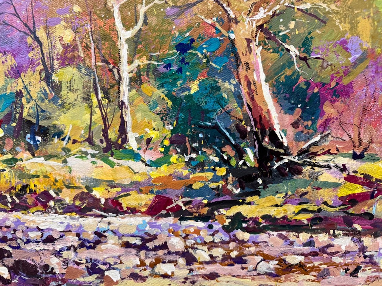 Outback Riverbed - Gold Coast Gallery Of ArtJos Coufreur