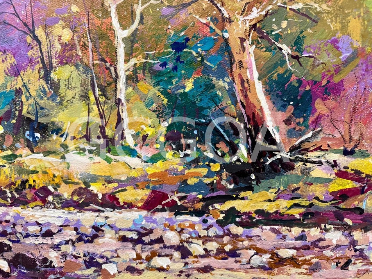 Outback Riverbed - Gold Coast Gallery Of ArtJos Coufreur