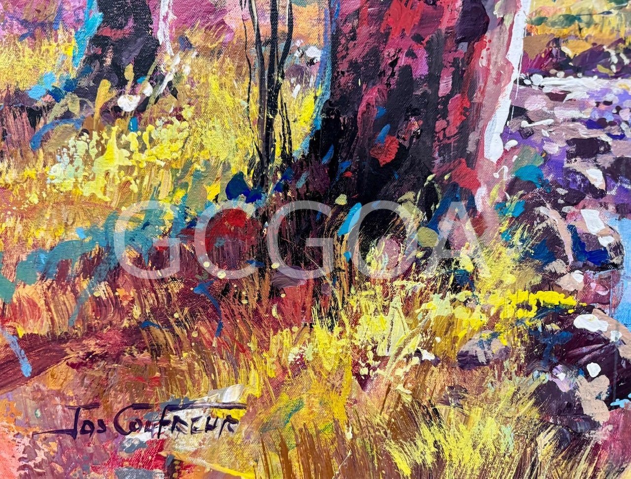 Outback Riverbed - Gold Coast Gallery Of ArtJos Coufreur