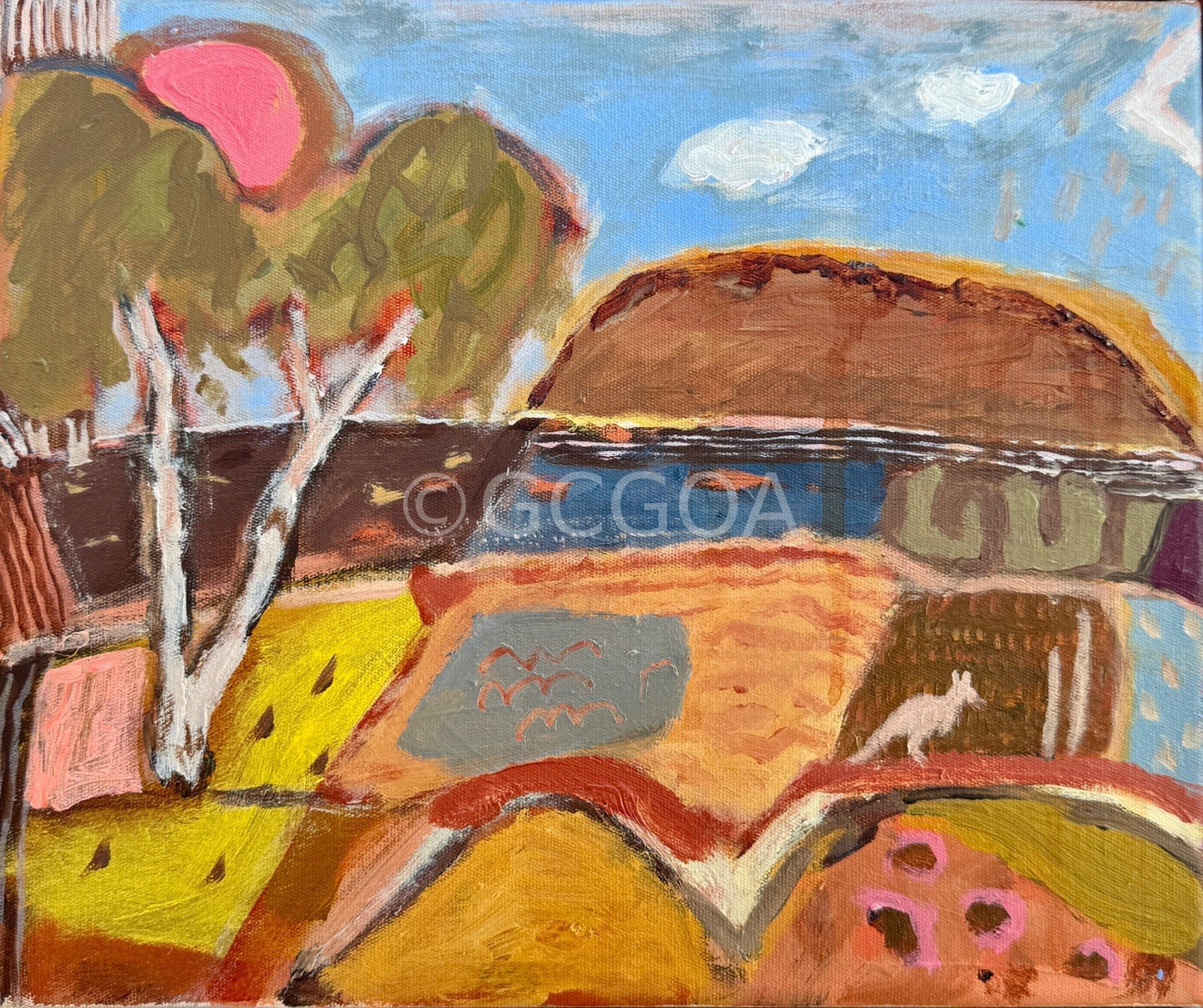 Outback sunrise - Gold Coast Gallery Of ArtGreta Hounslow