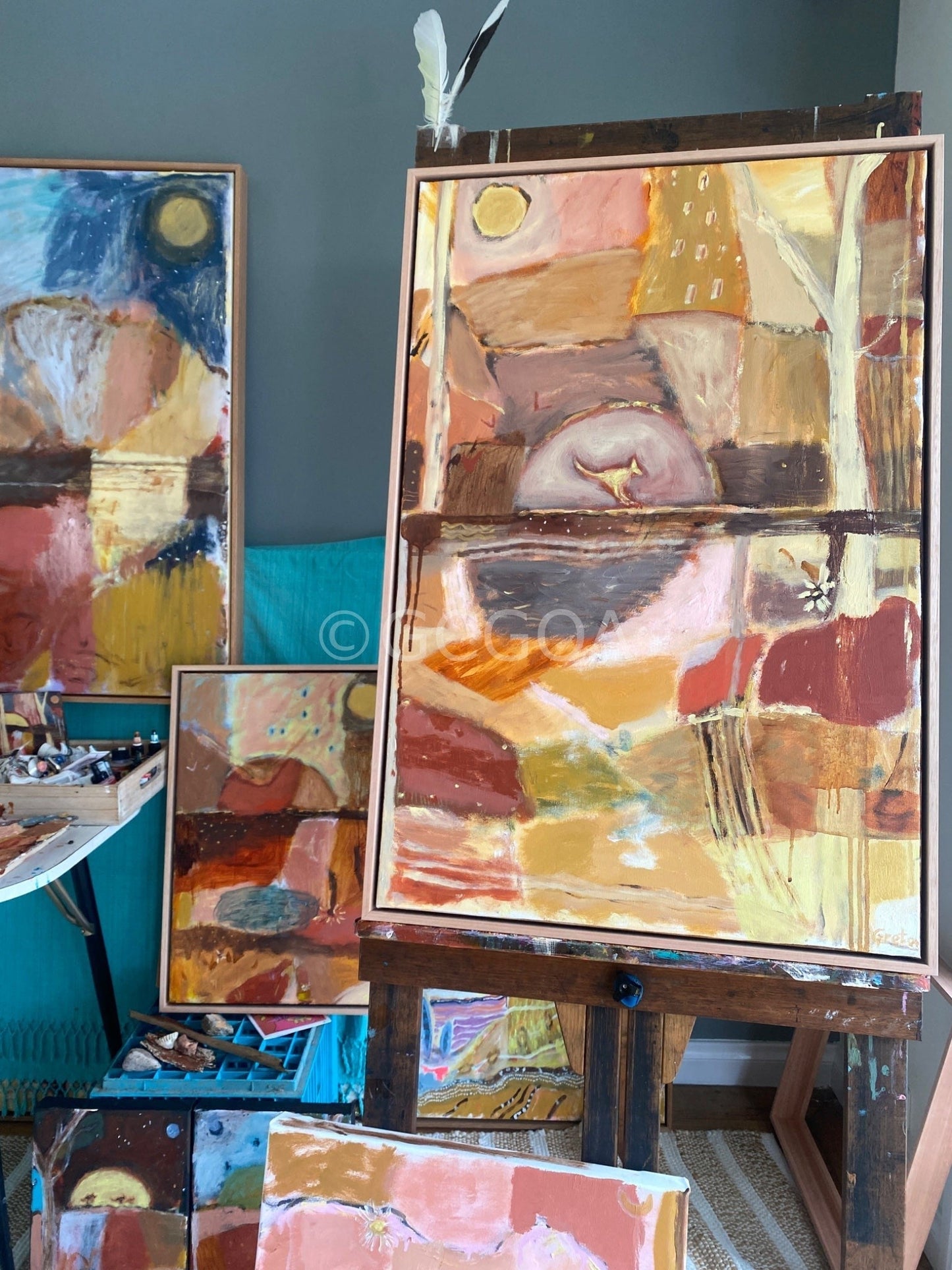 Outback Sunshine - Original Art - Gold Coast Gallery Of ArtGreta Hounslow