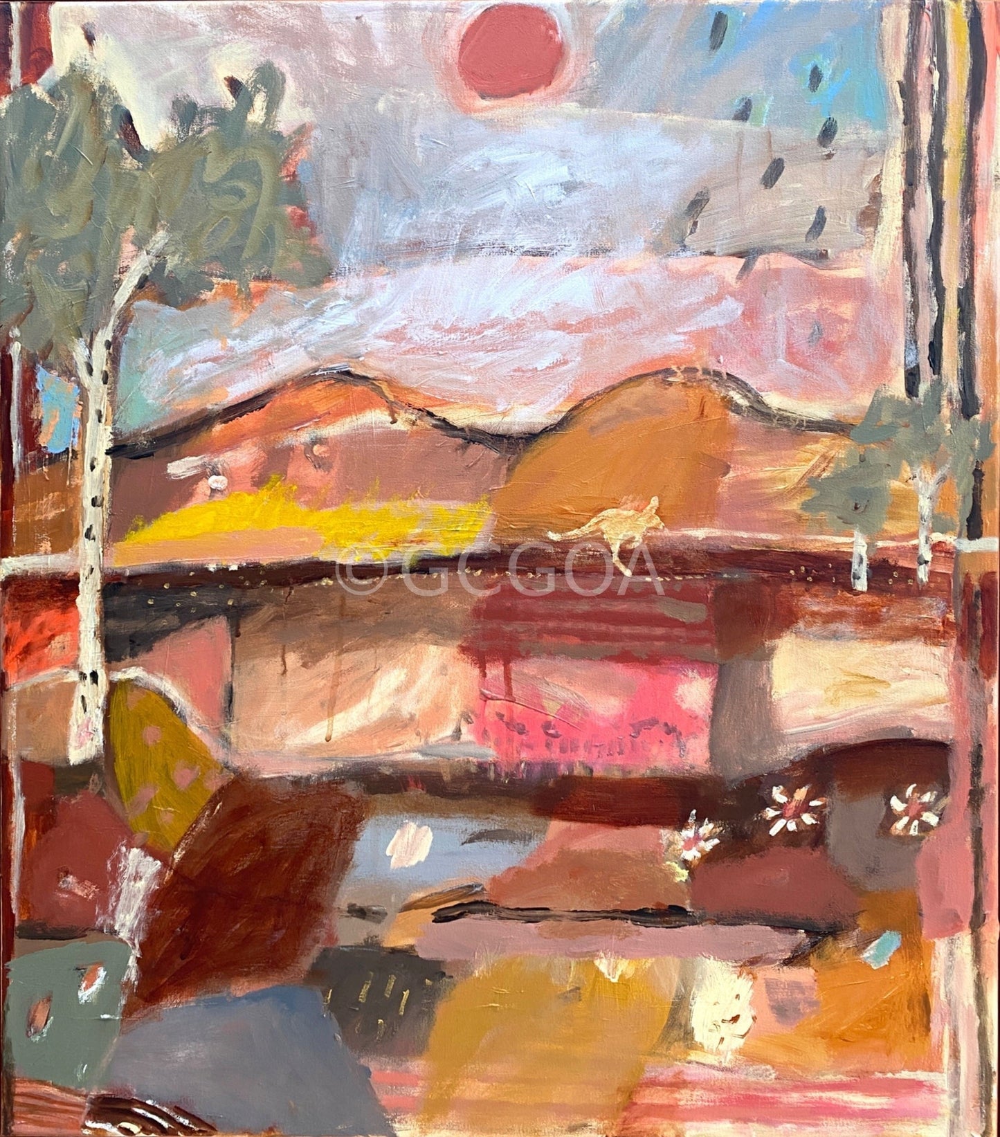 Outback Tapestry - Original art - Gold Coast Gallery Of ArtGreta Hounslow
