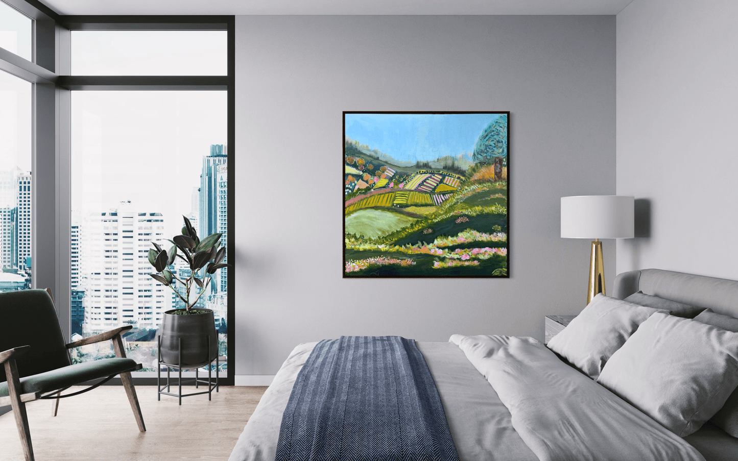 Over the edge, at the bottom of the hill - Gold Coast Gallery Of ArtKiran Mehta