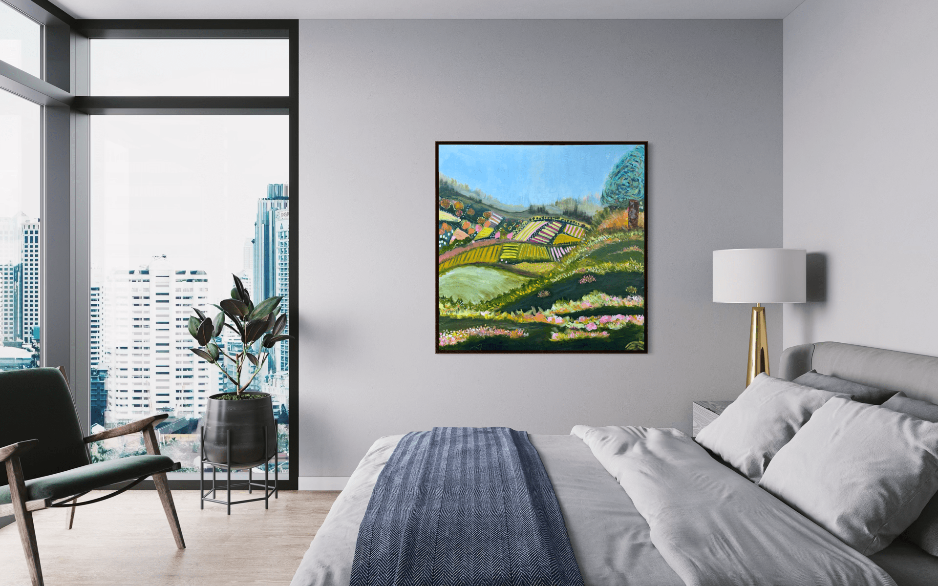 Over the edge, at the bottom of the hill - Gold Coast Gallery Of ArtKiran Mehta
