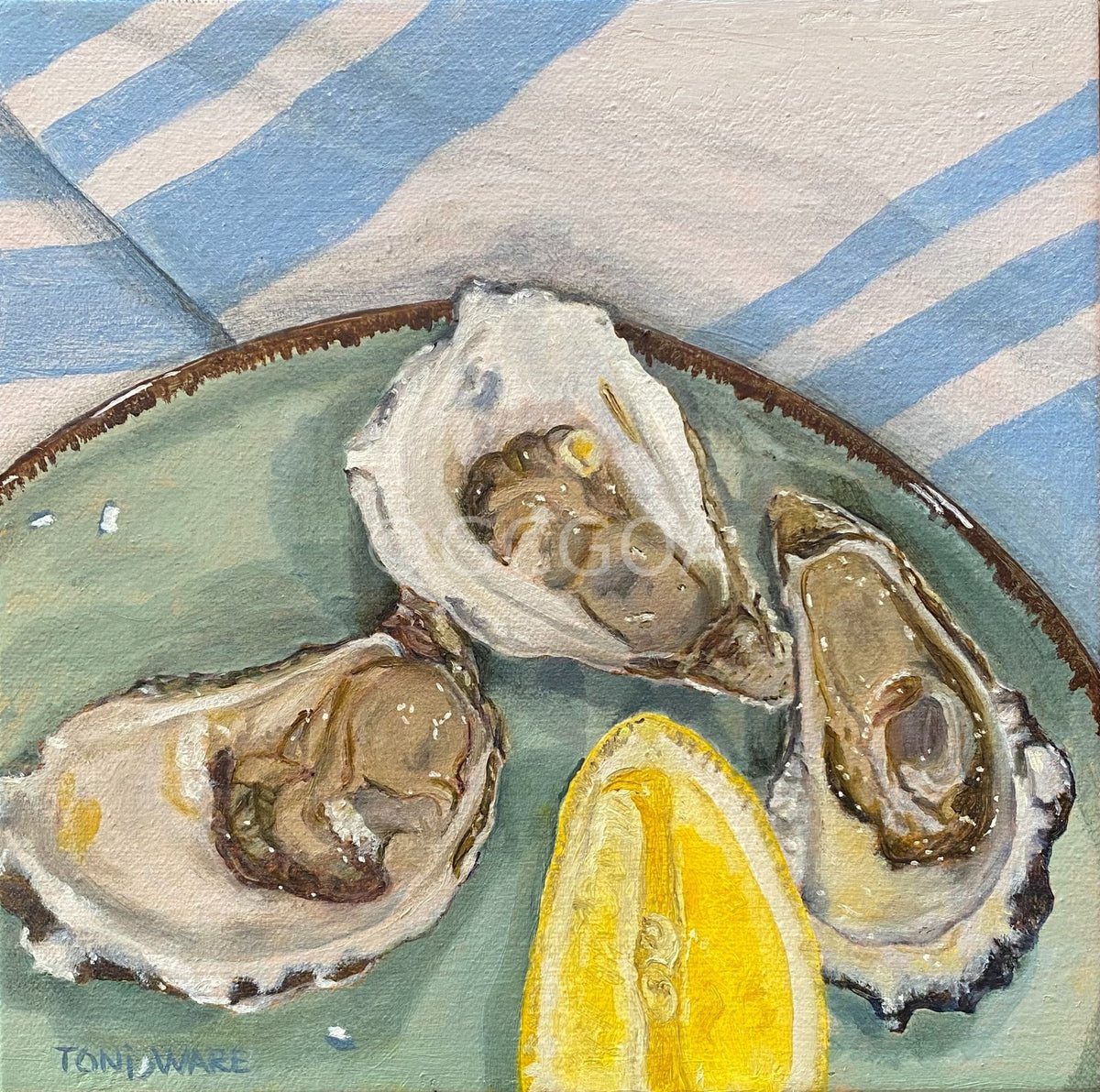 Oyster trio II - Gold Coast Gallery Of ArtToni Ware