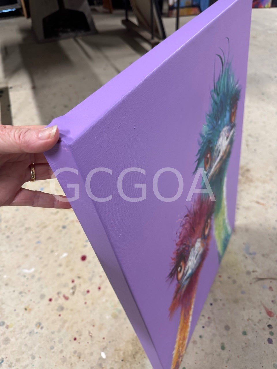 Pair of Emus 5 - Gold Coast Gallery Of ArtJos Coufreur