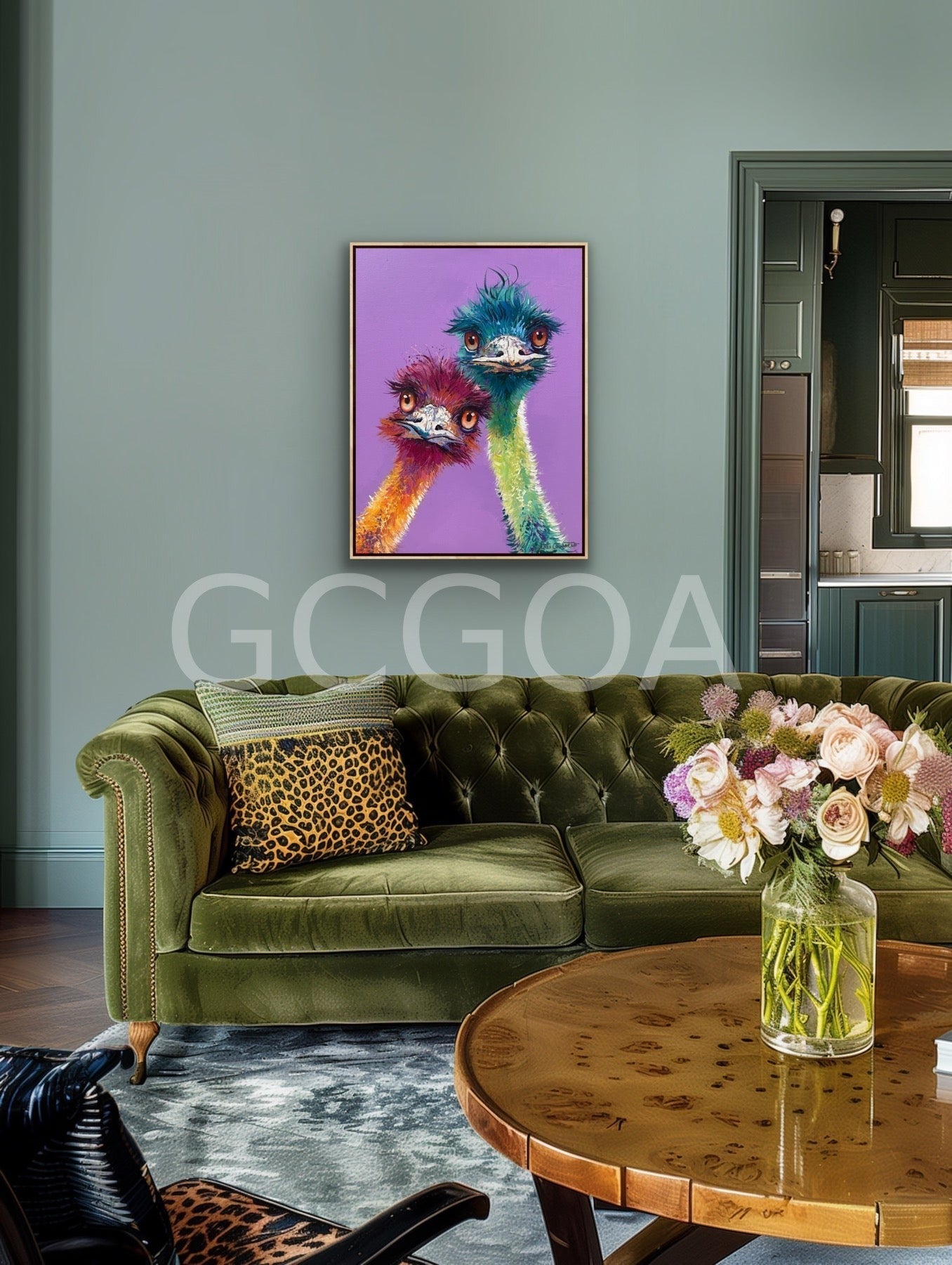 Pair of Emus 5 - Gold Coast Gallery Of ArtJos Coufreur