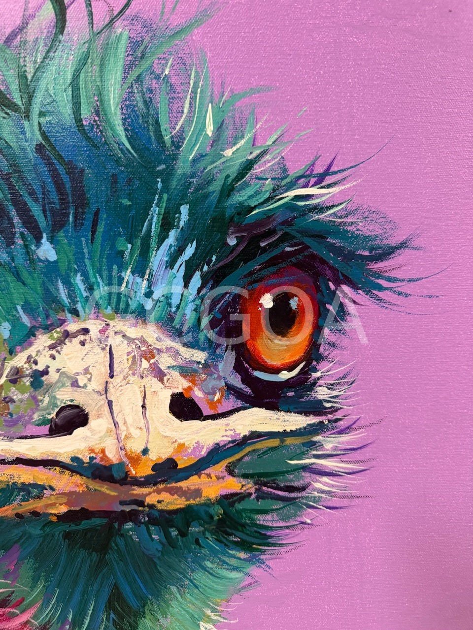 Pair of Emus 5 - Gold Coast Gallery Of ArtJos Coufreur
