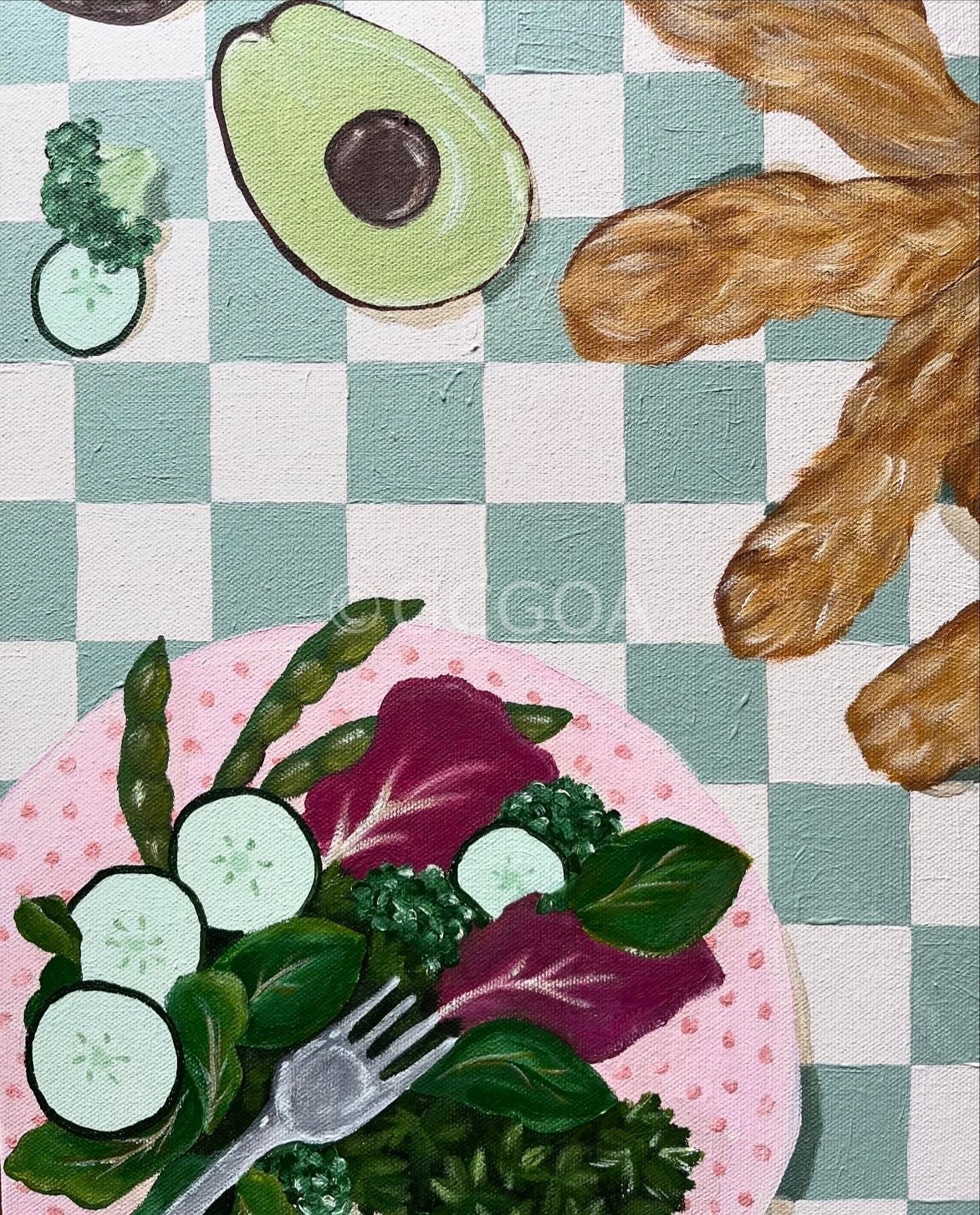 Paleo Diet - Original Art - Gold Coast Gallery Of ArtFika Karnadewi