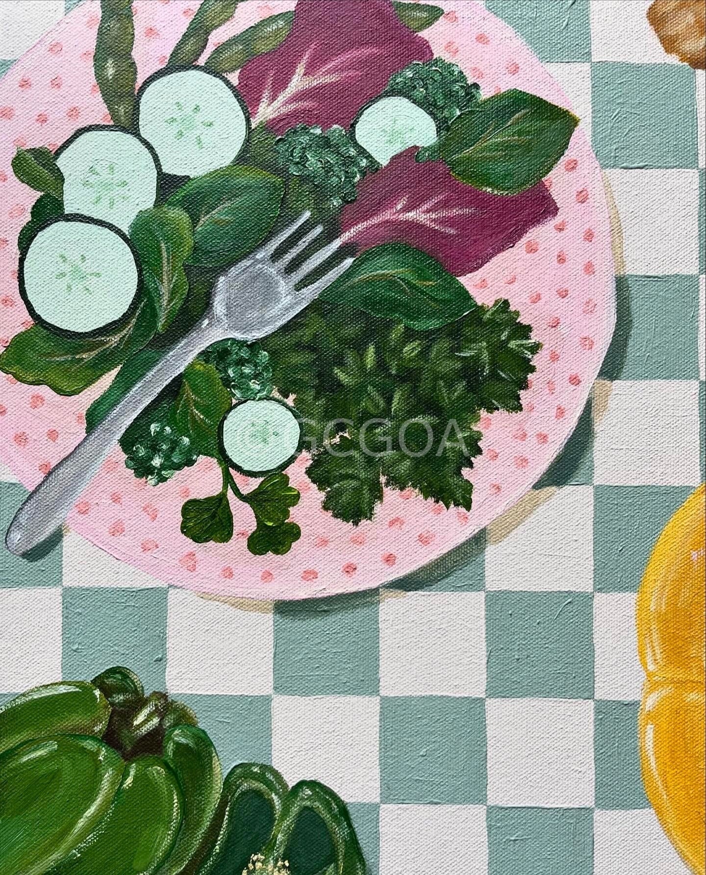 Paleo Diet - Original Art - Gold Coast Gallery Of ArtFika Karnadewi