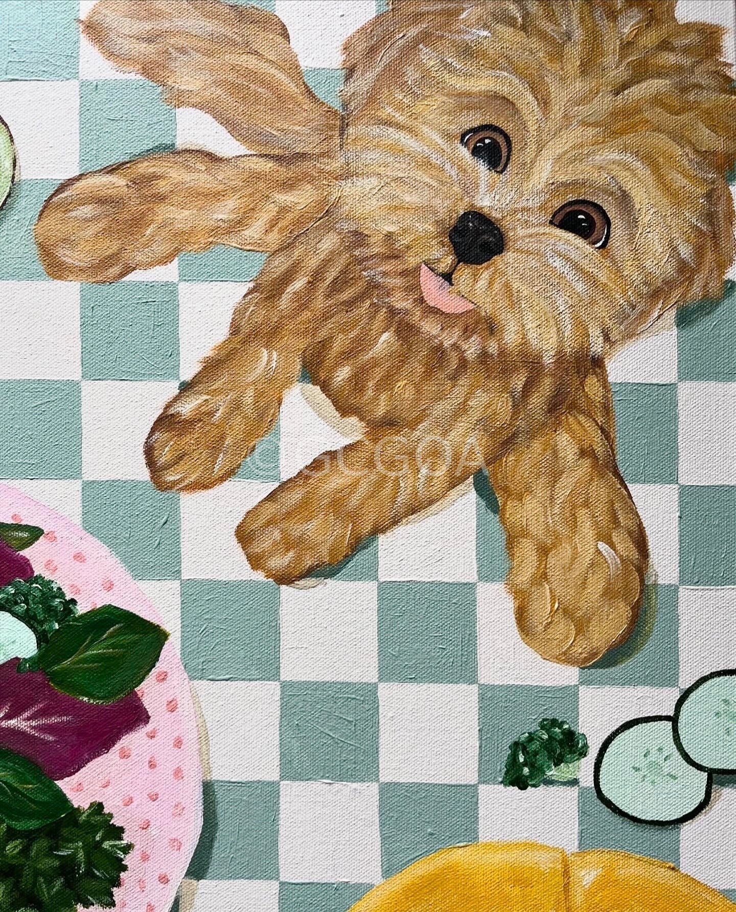 Paleo Diet - Original Art - Gold Coast Gallery Of ArtFika Karnadewi