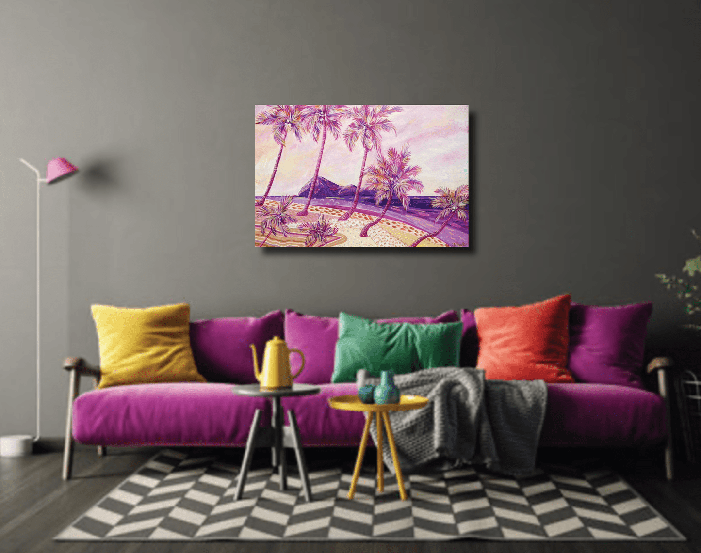 PALM COVE - TROPICAL LANDSCAPE - Original Art - Gold Coast Gallery Of ArtDaniela Fowler Art