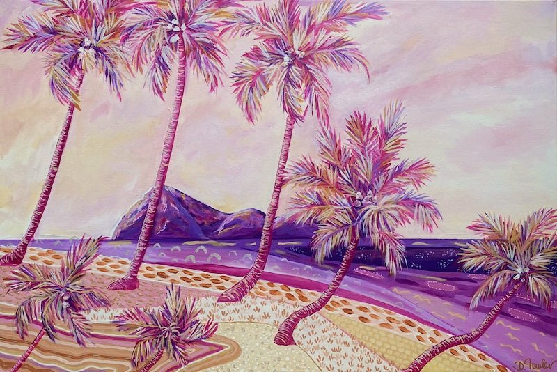 PALM COVE - TROPICAL LANDSCAPE - Original Art - Gold Coast Gallery Of ArtDaniela Fowler Art