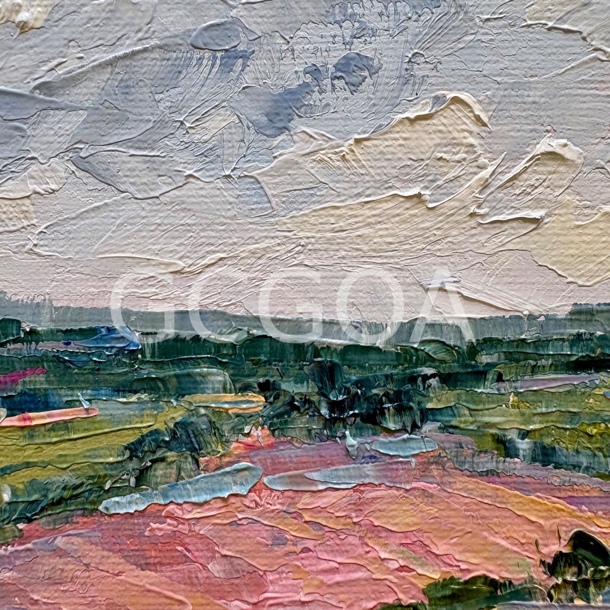 Passing Clouds and Pink Fields - Gold Coast Gallery Of ArtCharlotte Moore