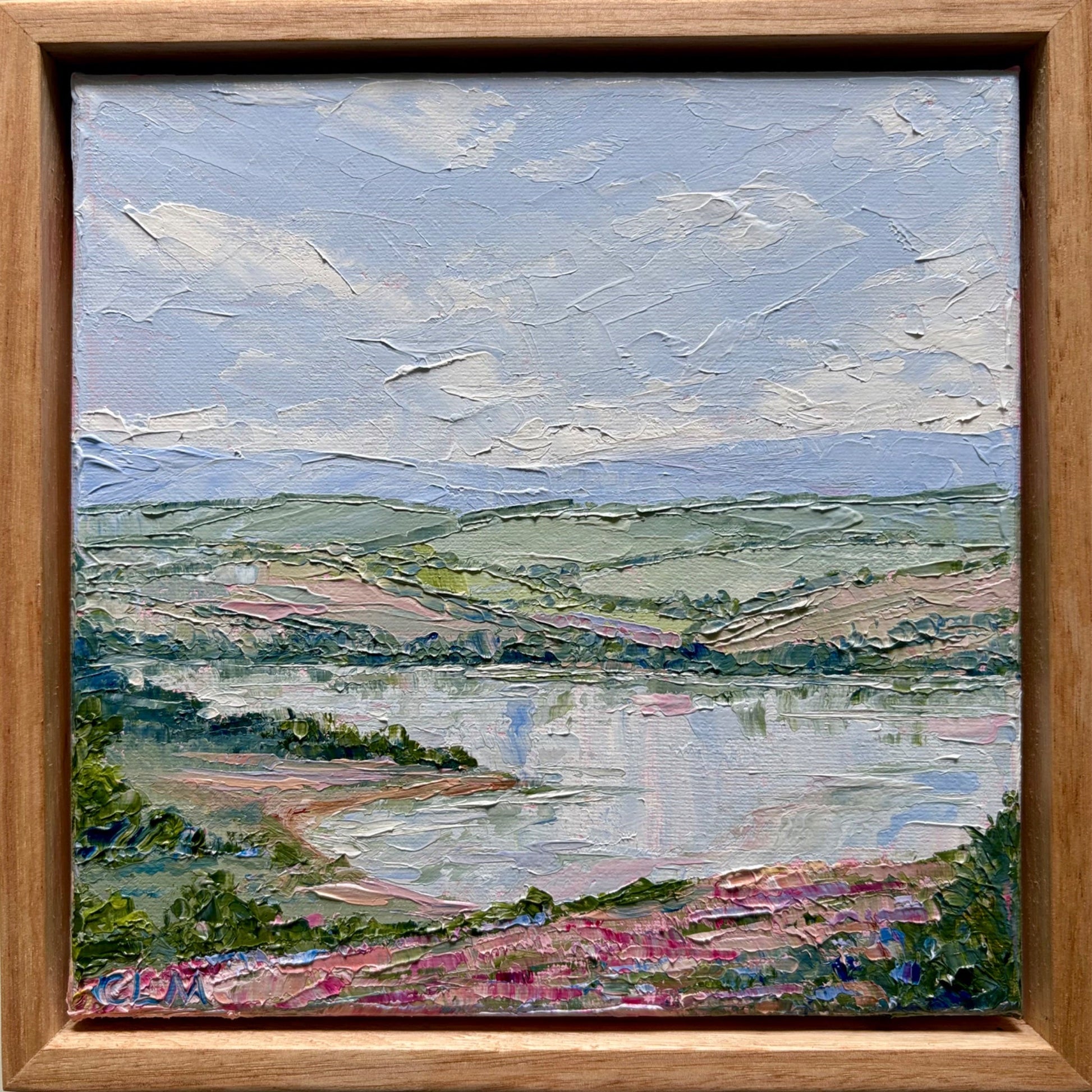 Pastel Fields And Silver Waters - Gold Coast Gallery Of ArtCharlotte Moore