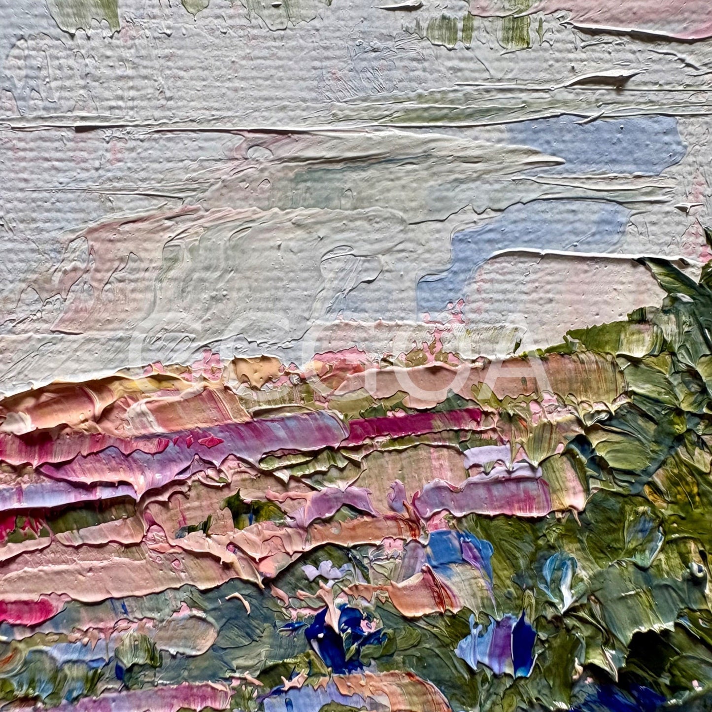 Pastel Fields And Silver Waters - Gold Coast Gallery Of ArtCharlotte Moore