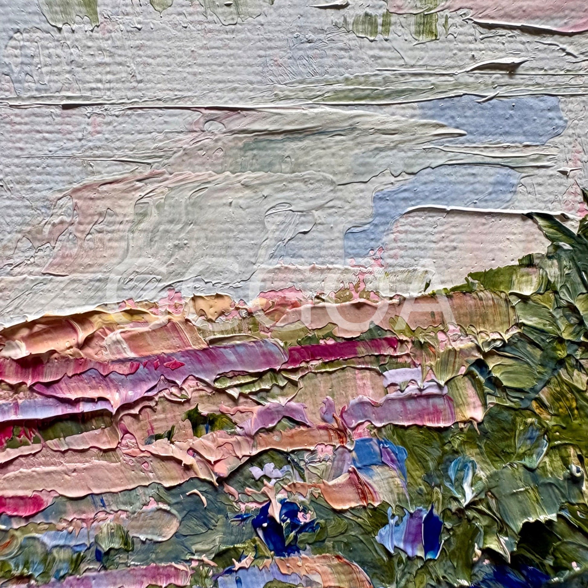 Pastel Fields And Silver Waters - Gold Coast Gallery Of ArtCharlotte Moore