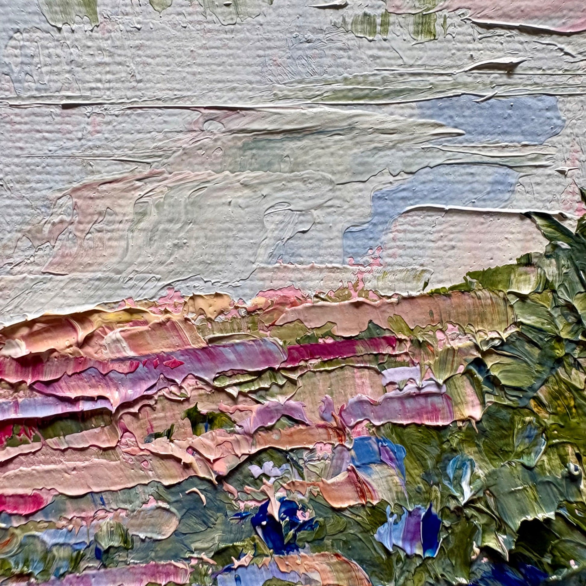 Pastel Fields And Silver Waters - Gold Coast Gallery Of ArtCharlotte Moore