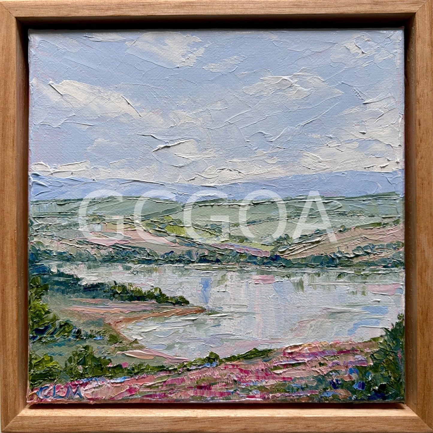 Pastel Fields And Silver Waters - Gold Coast Gallery Of ArtCharlotte Moore