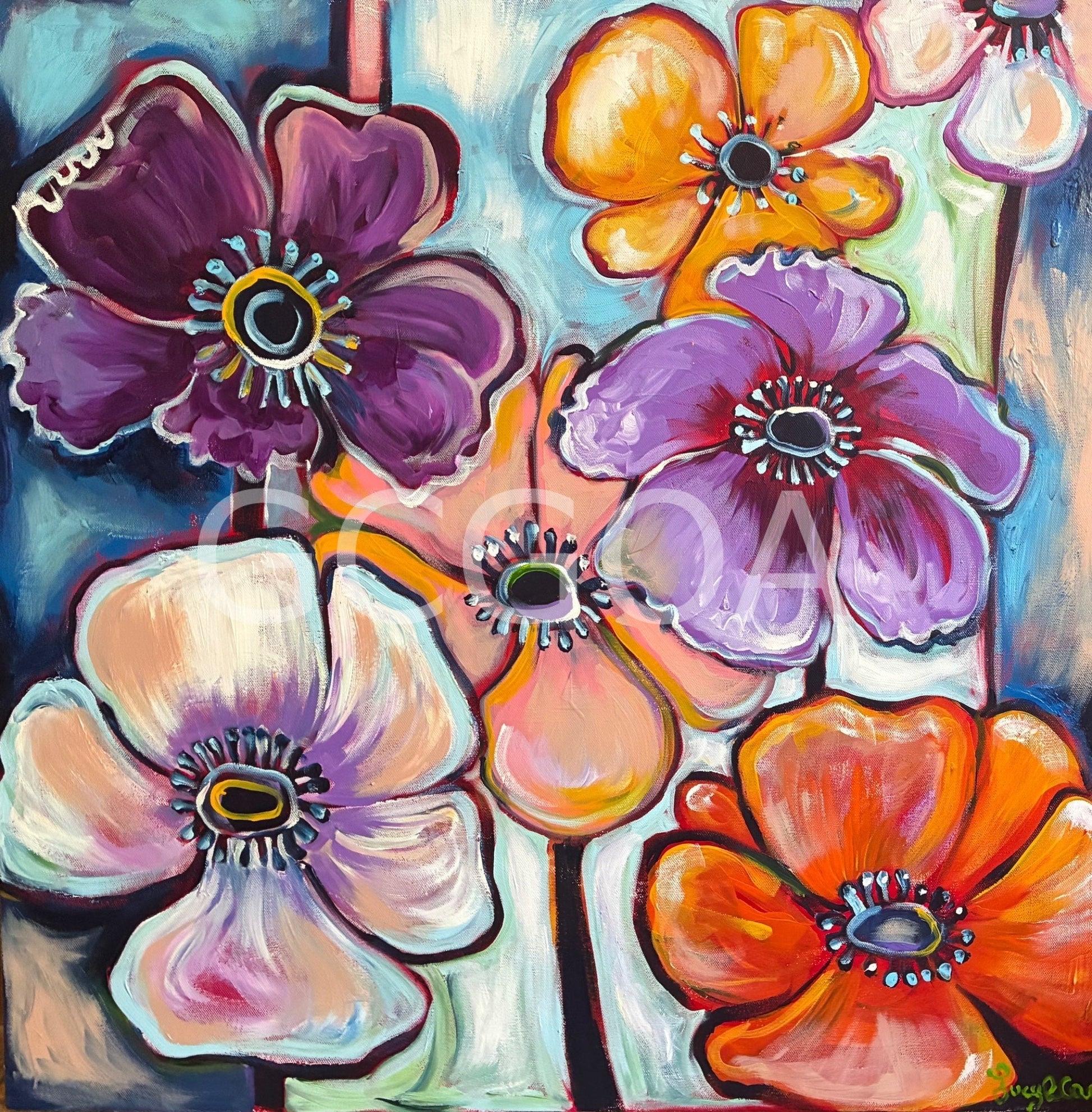 Pastel Poppies - Gold Coast Gallery Of ArtLucy Car