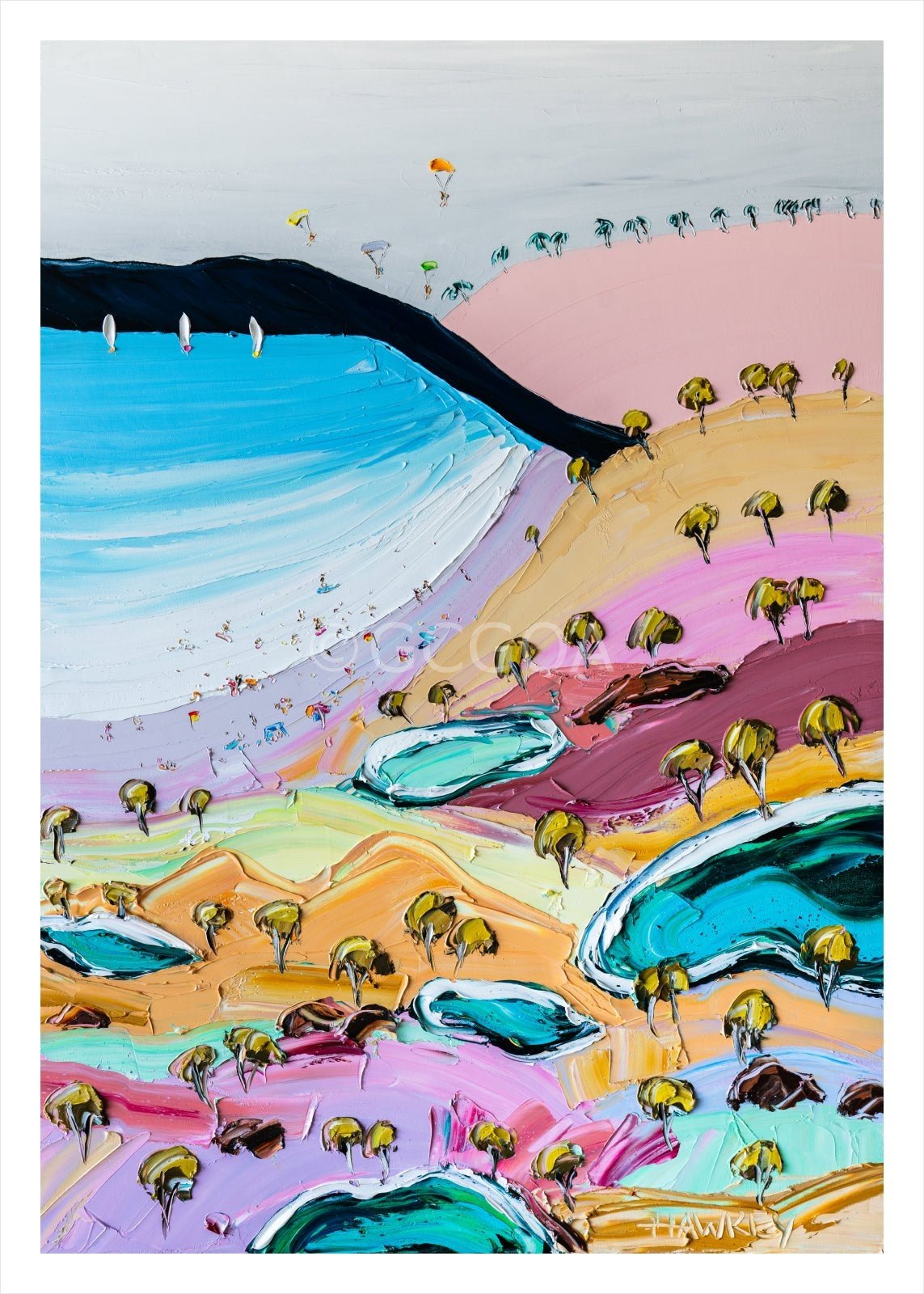 Pastel Summer - Fine Art Print - Gold Coast Gallery Of ArtAngela Hawkey