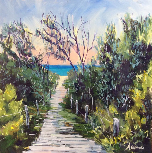 Path to Pippi Beach - Gold Coast Gallery Of ArtAnne Strambi