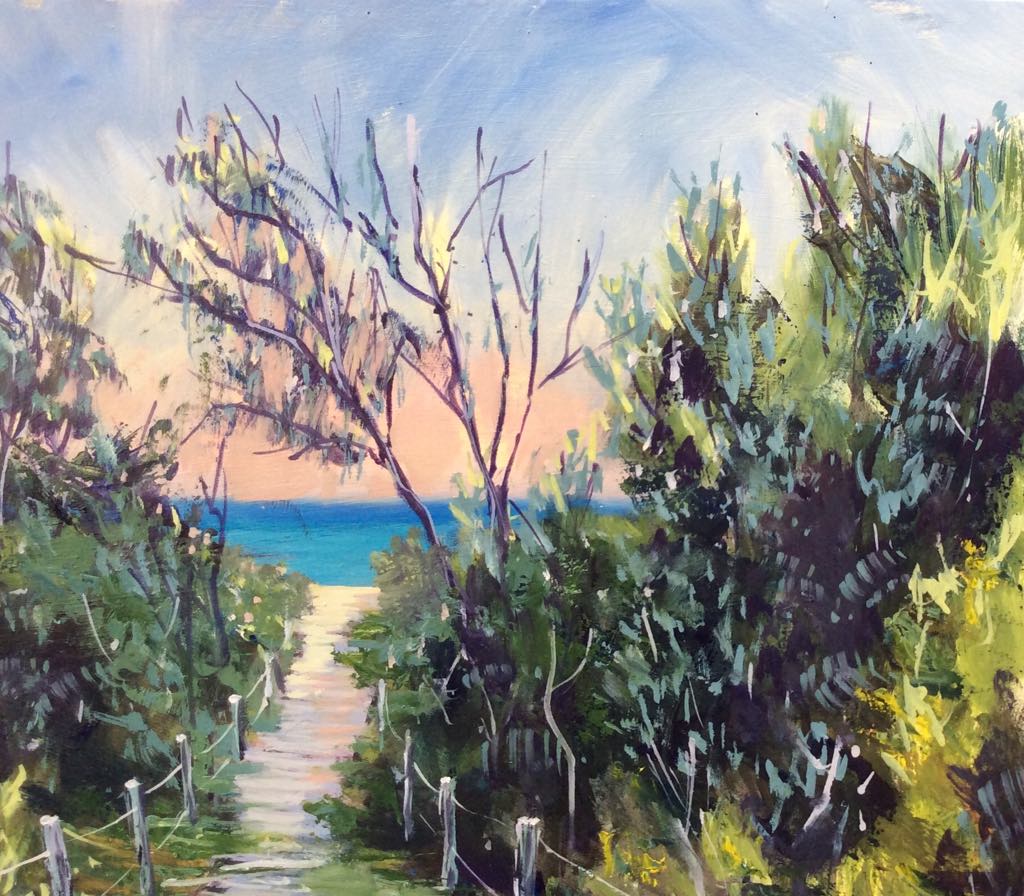 Path to Pippi Beach - Gold Coast Gallery Of ArtAnne Strambi