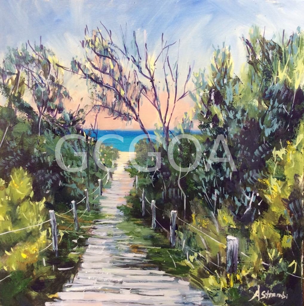 Path to Pippi Beach - Gold Coast Gallery Of ArtAnne Strambi