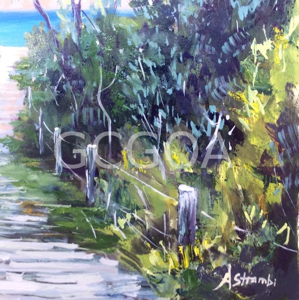 Path to Pippi Beach - Gold Coast Gallery Of ArtAnne Strambi