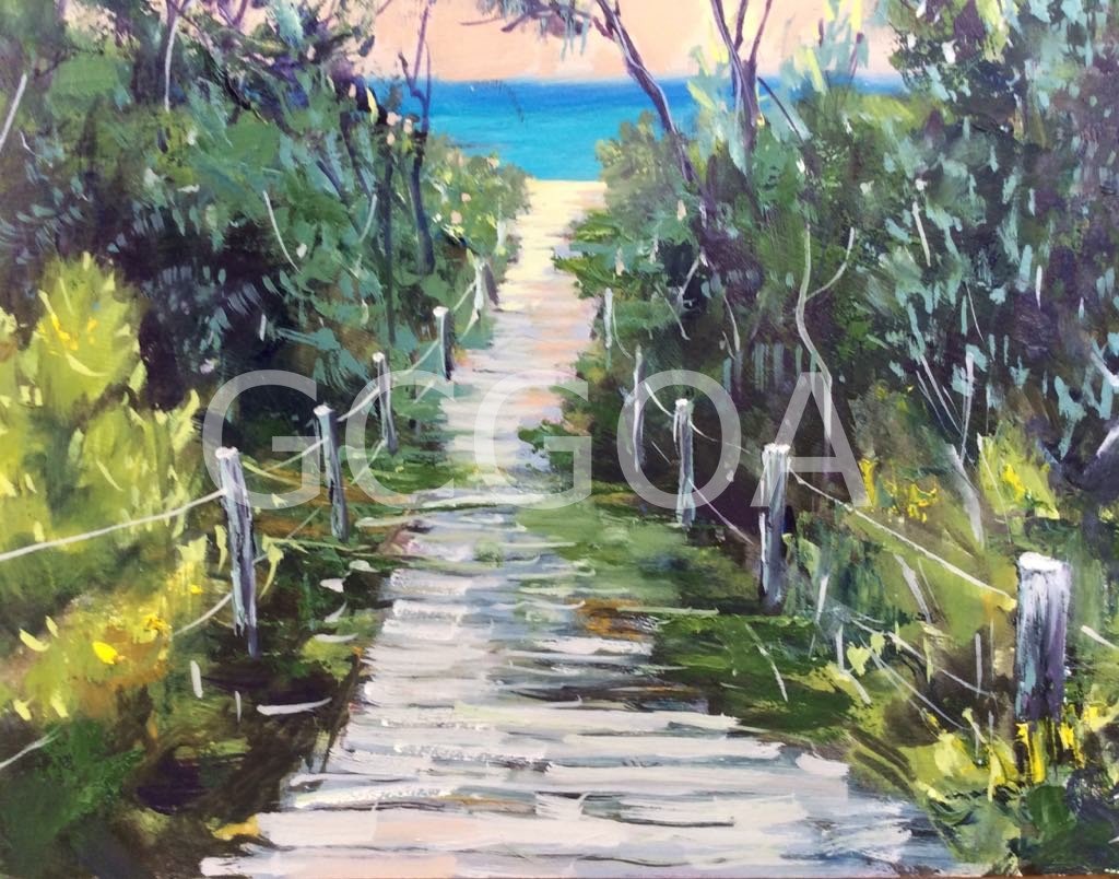 Path to Pippi Beach - Gold Coast Gallery Of ArtAnne Strambi