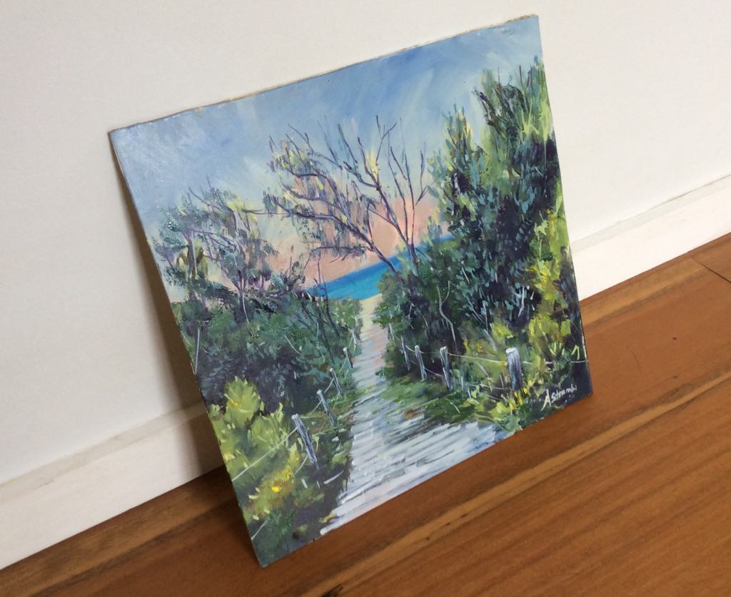 Path to Pippi Beach - Gold Coast Gallery Of ArtAnne Strambi