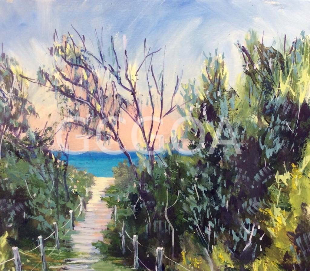 Path to Pippi Beach - Gold Coast Gallery Of ArtAnne Strambi