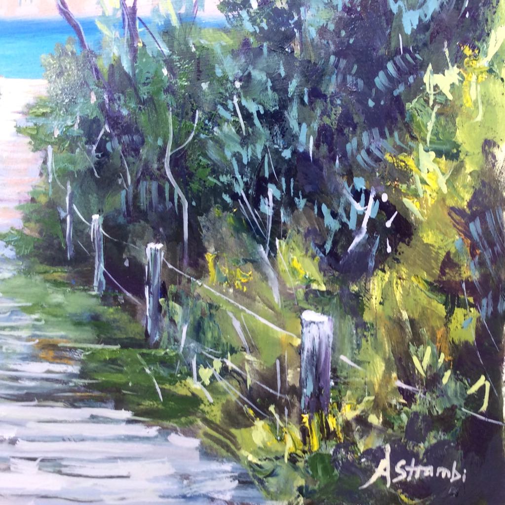 Path to Pippi Beach - Gold Coast Gallery Of ArtAnne Strambi