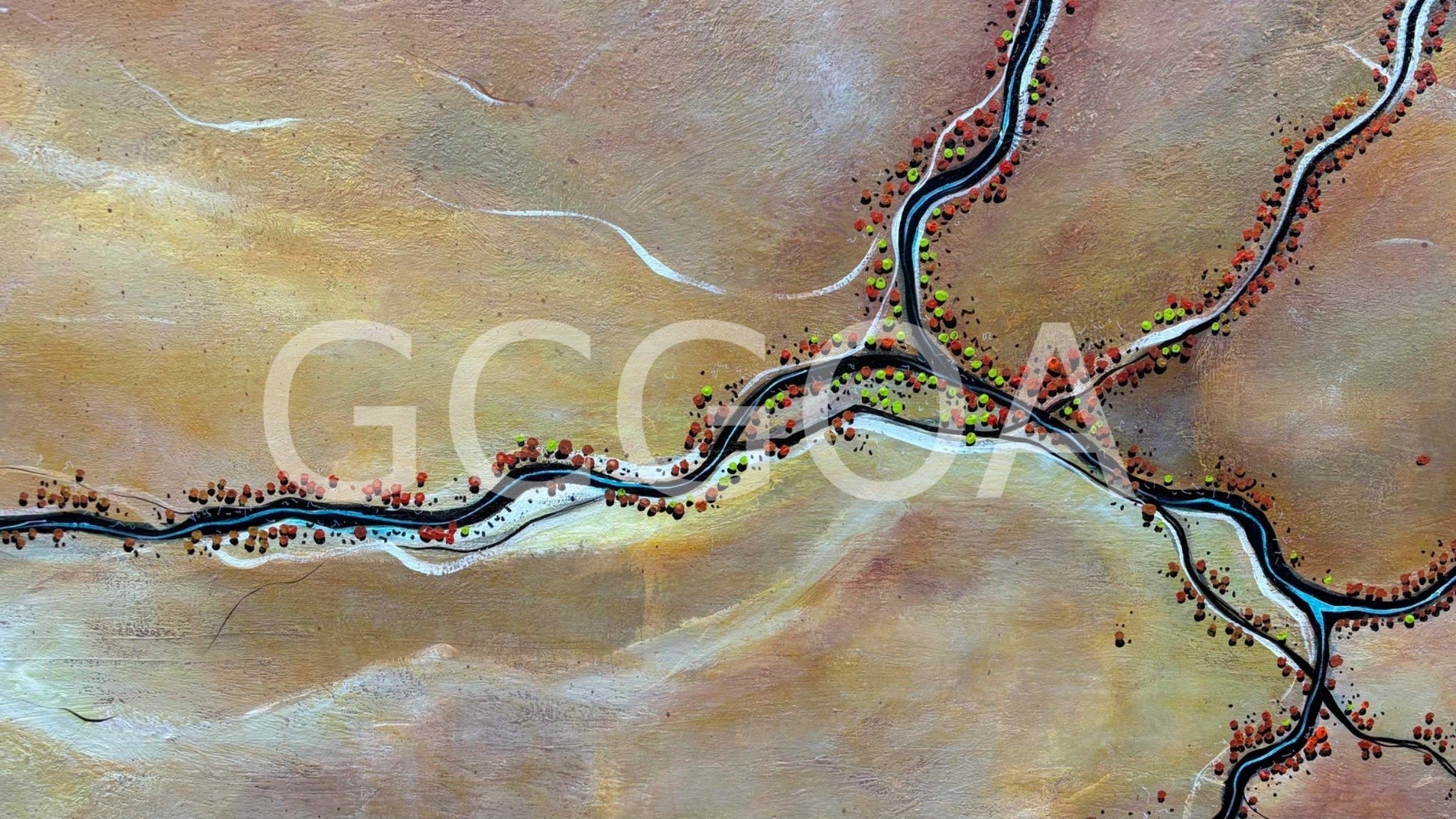 Paths Cut By Time - Gold Coast Gallery Of ArtTania Chanter