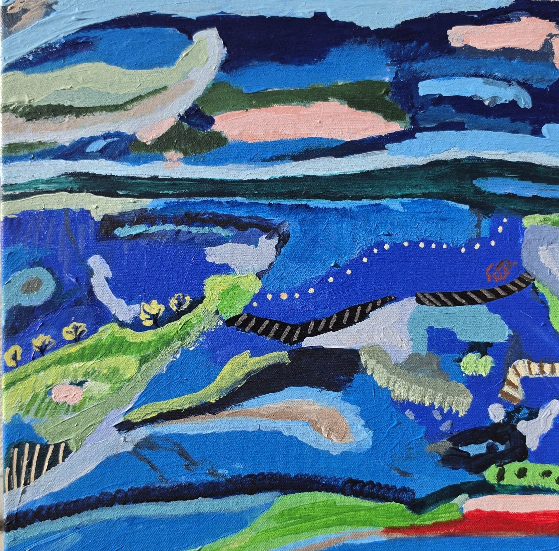 Paths Through Memory - Original Art - Gold Coast Gallery Of ArtAlpana Rai